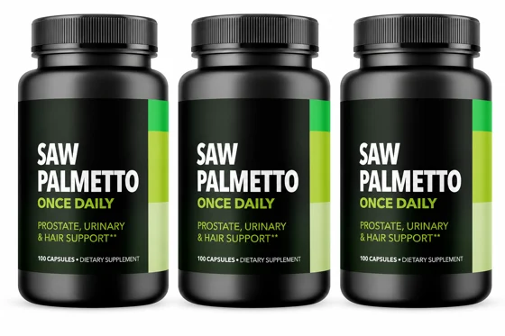 3 flacons de Saw Palmetto